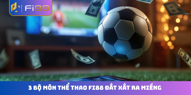 3 bộ môn thể thao FI88 đắt xắt ra miếng
