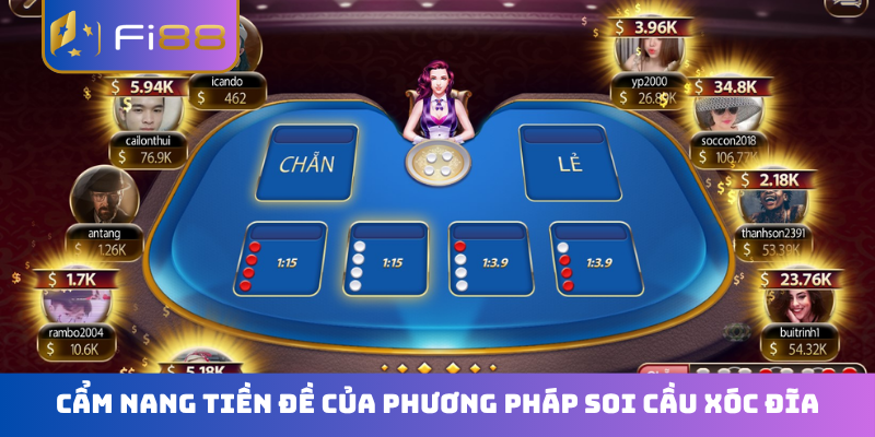 Cẩm nang tiền đề của phương pháp soi cầu Xóc Đĩa